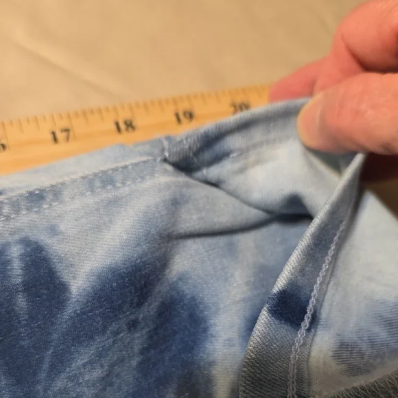 J. Jill Blue Tie-Dye Ankle Jeans - Picture 10 of 10